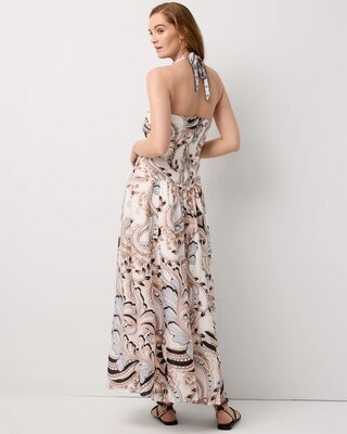 Halter-Tie Maxi Dress click to view larger image.