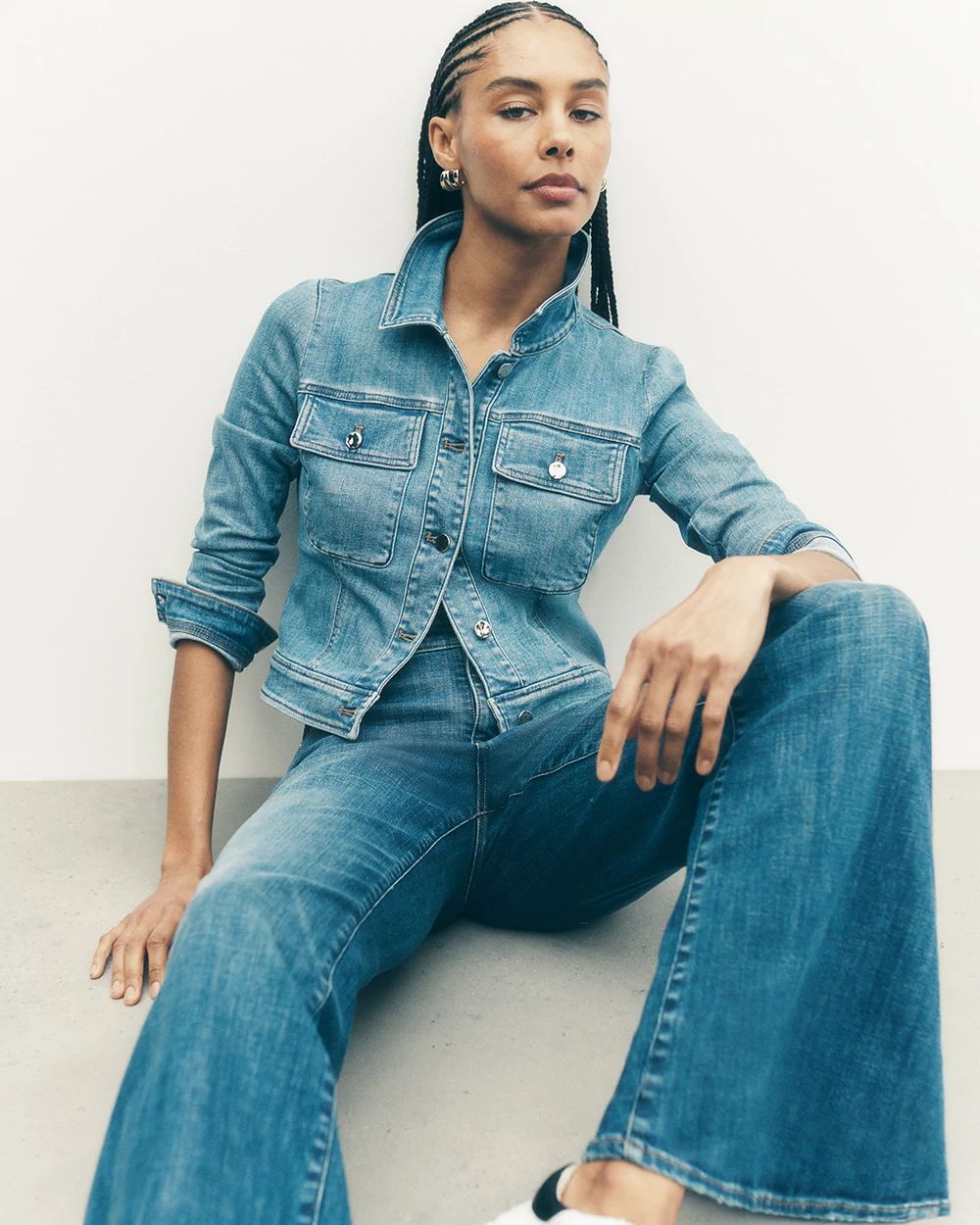 Cropped Denim Jacket