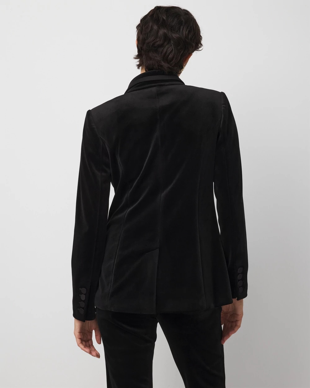 Satin + Velvet Tuxedo Jacket