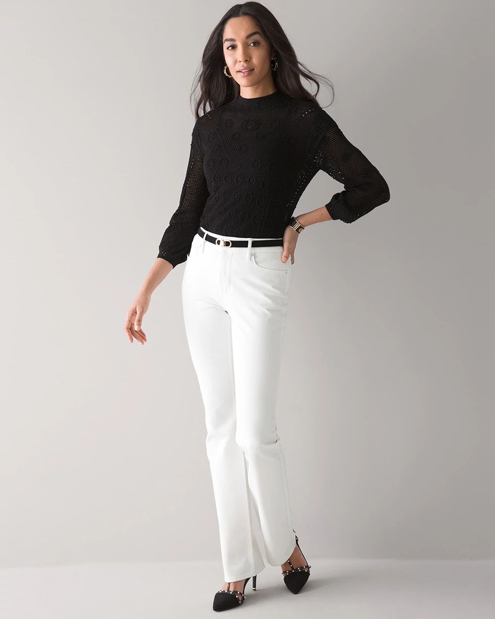 High-Rise Sculpt Skinny Flare Jeans