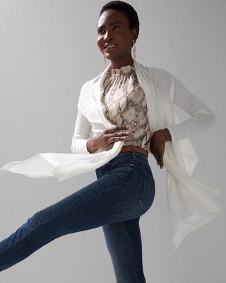 Drape-Front Cover Up