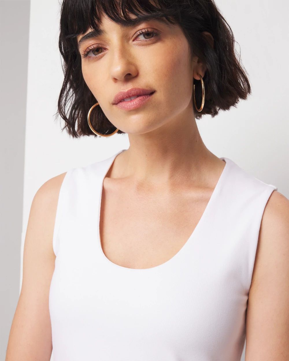 WHBMFORME™ All Ways Stretch Scoop Neck Shell
