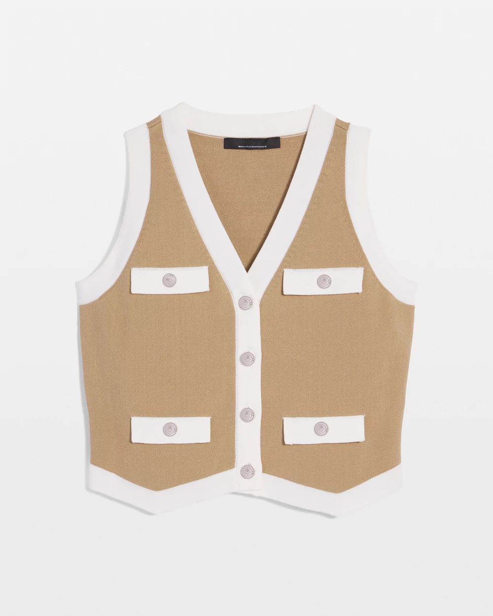 Colorblock Sweater Vest click to view larger image.