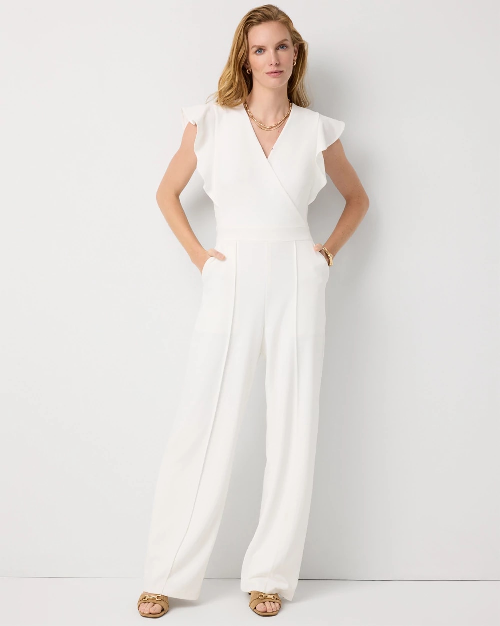 Knit Crepe Jumpsuit