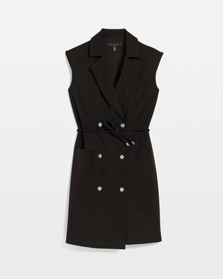Petite Double-Breasted Blazer Dress click to view larger image.