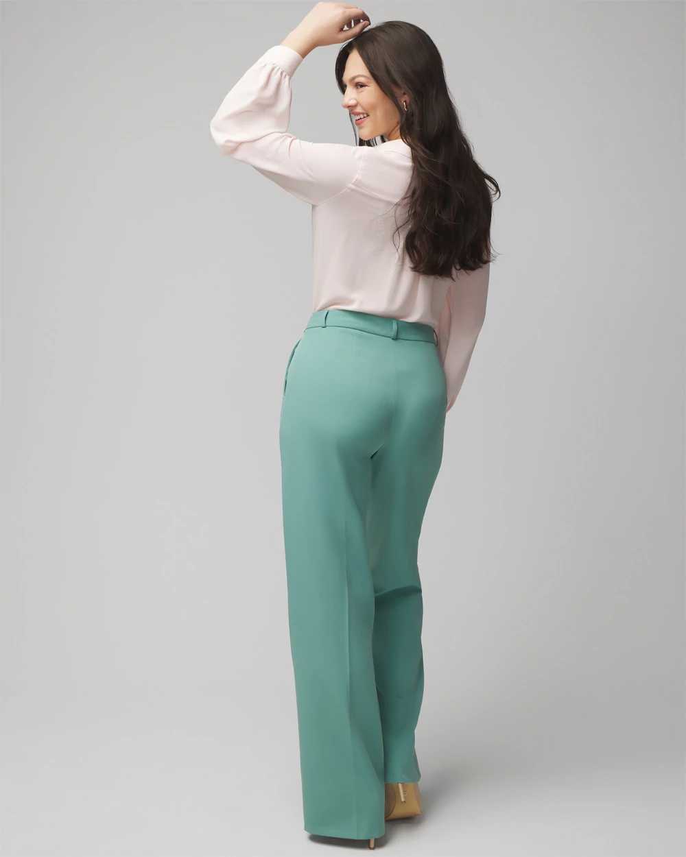Curvy WHBM® Luna Wide Leg Trousers click to view larger image.