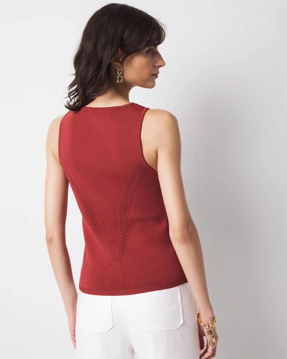 WHBM FORME™ Sculpt Stretch Sweater Tank
