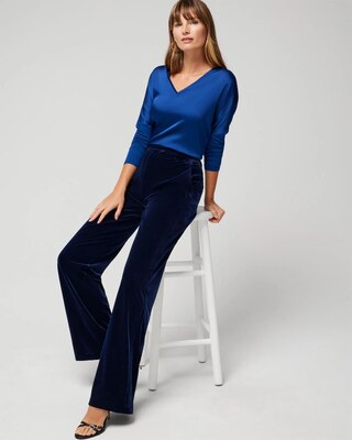 Woven Front Long Sleeve Tee
