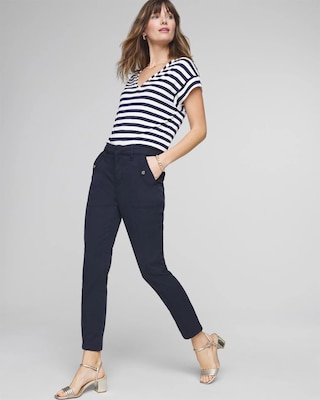 High-Rise Pret-A-Jet Slim Ankle Pants
