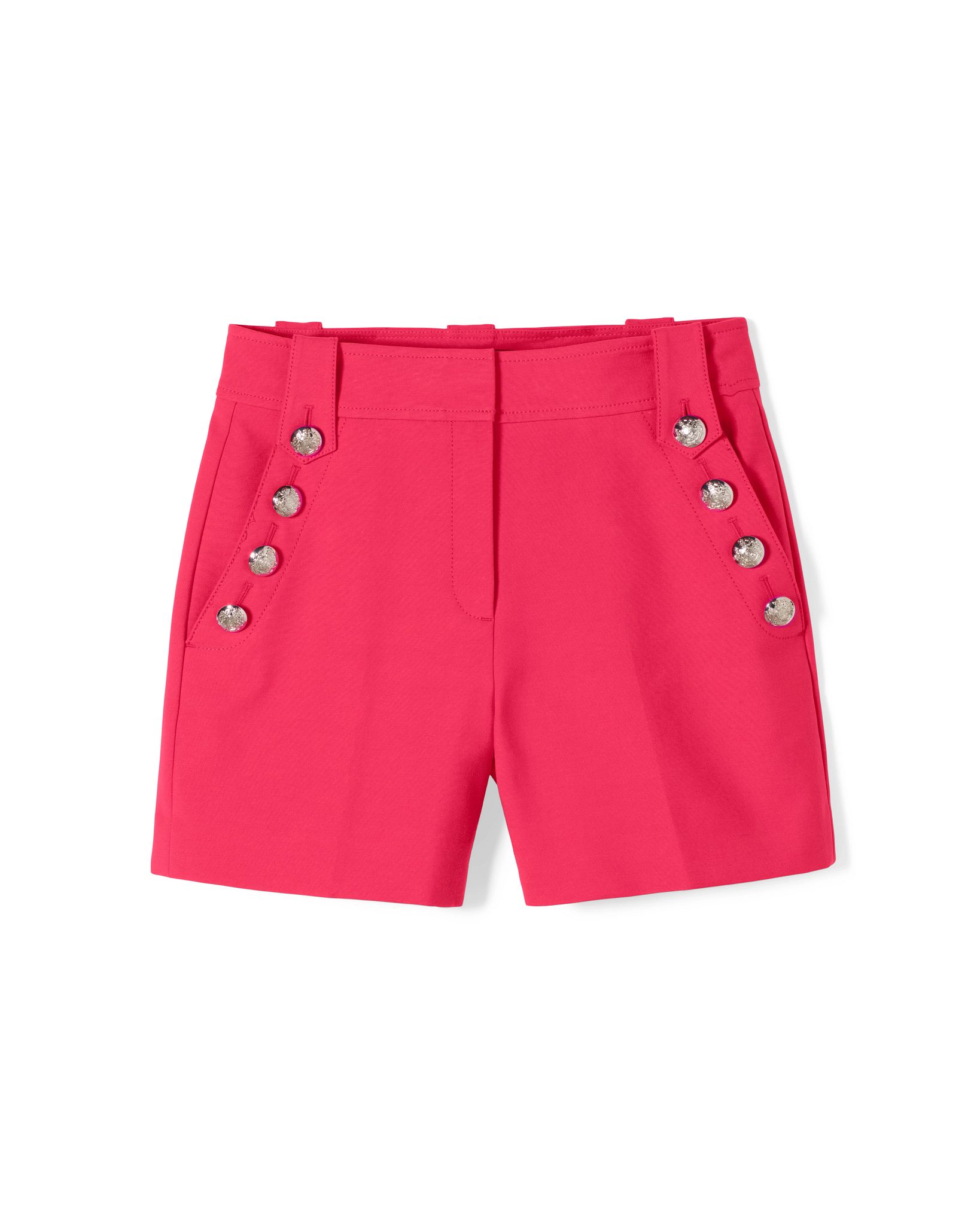 Curvy Mariner Button Shorts