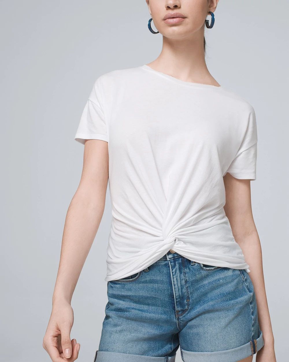 Twist Front Tee