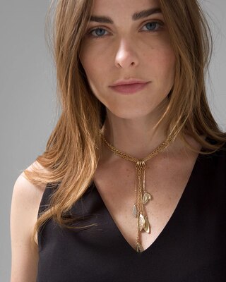 Abstract Butterfly Necklace