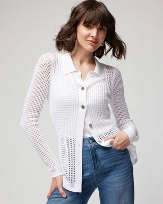 Open Stitch Cardigan