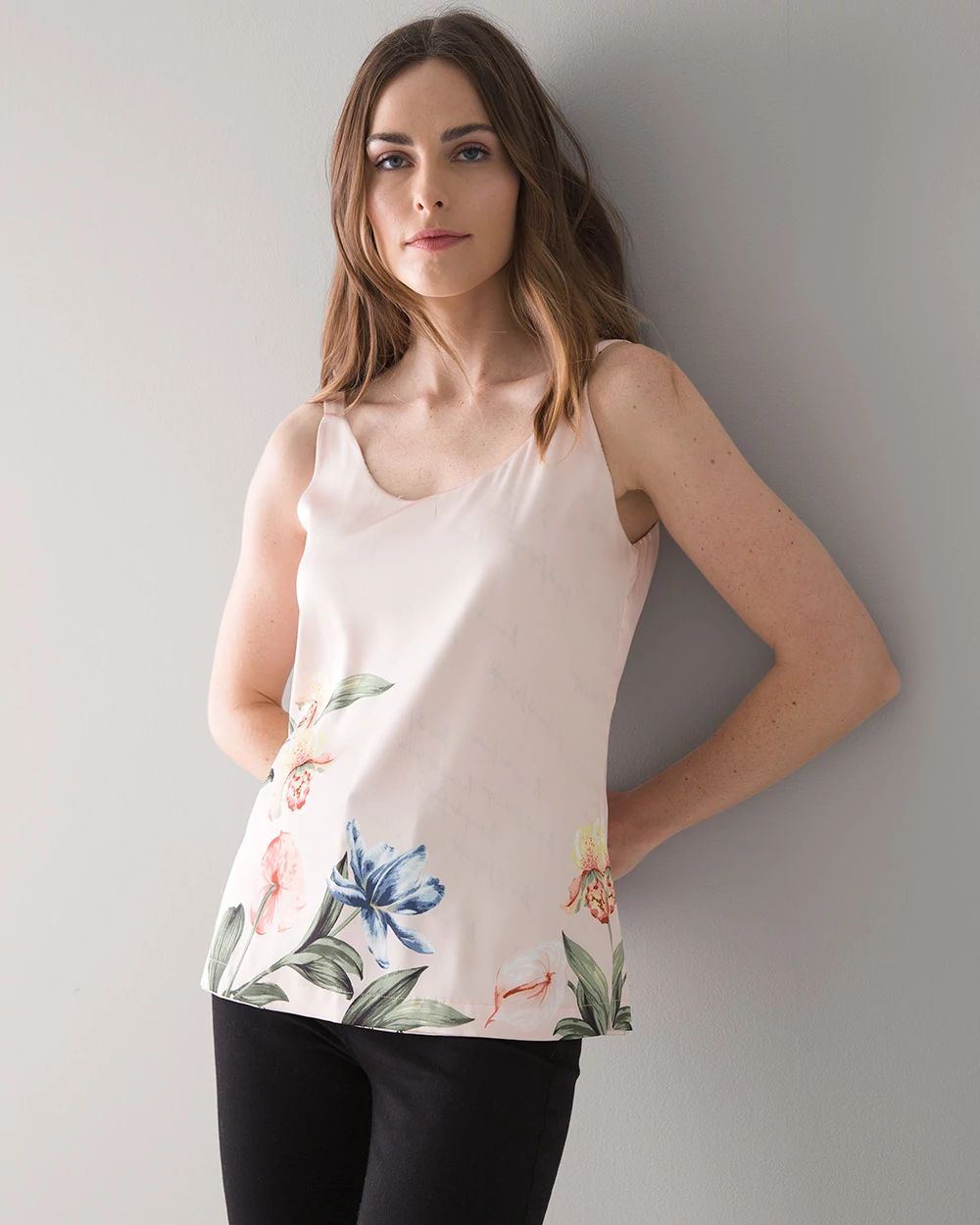 Floral Script Reversible Cami click to view larger image.