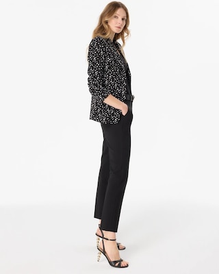 Petite Dot Print Blazer click to view larger image.