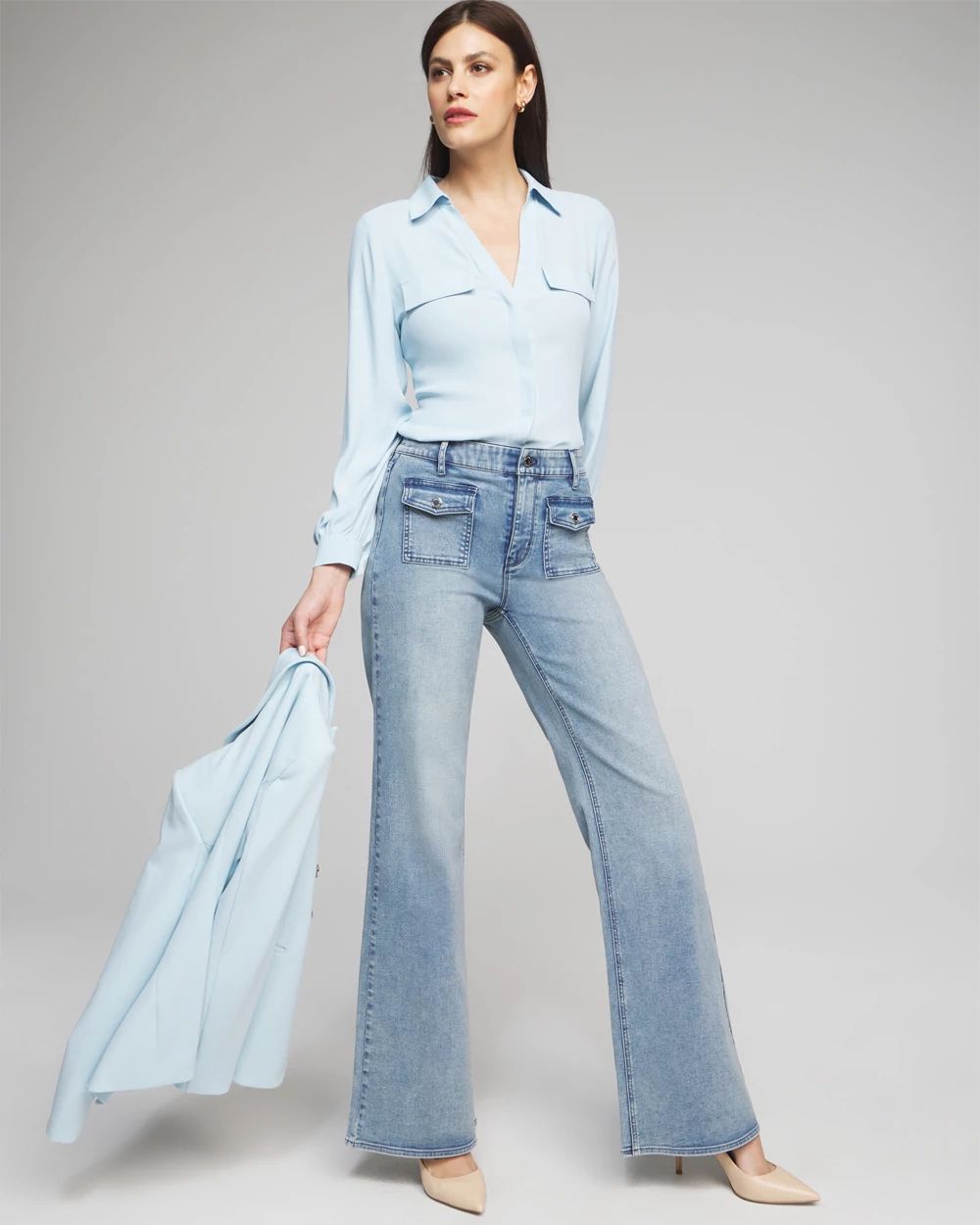 Outlet WHBM Utility Shirt