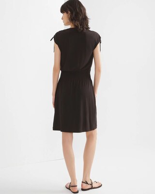Tie-Shoulder Mini Dress click to view larger image.