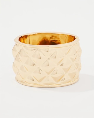 Gold Quilted Cuff click to view larger image.