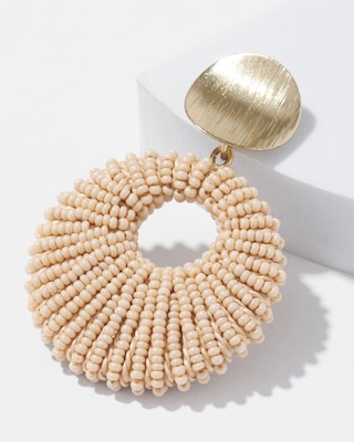 Beaded Statement Earrings