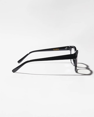 Black Rectangular Reading Glasses click to view larger image.