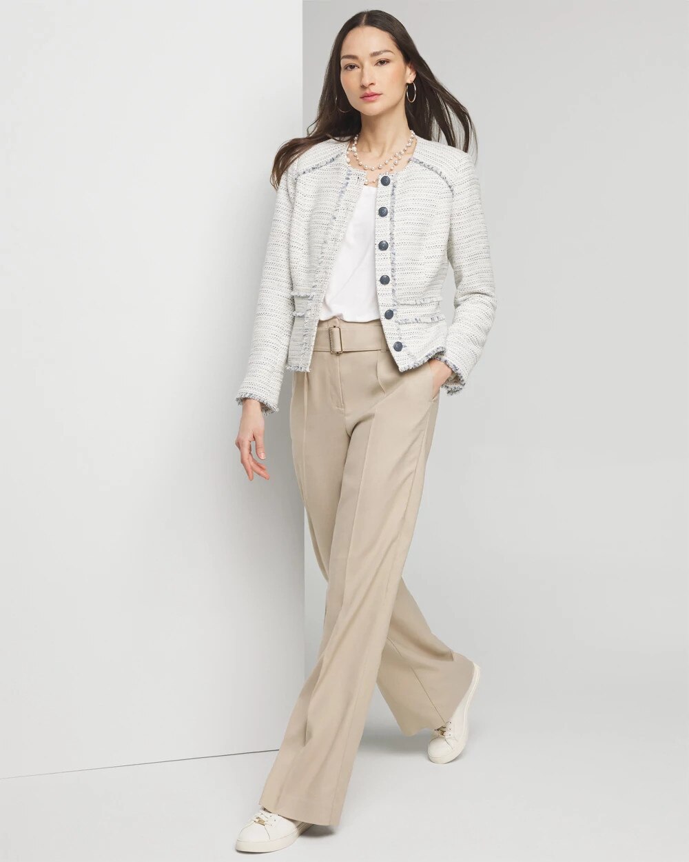 Space Dye Tweed Jacket - image 2