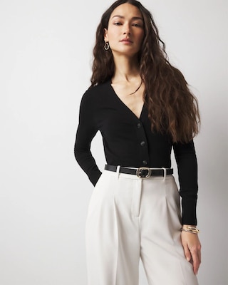 Cropped Cardigan click to view larger image.