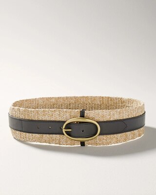 Wide Straw Belt