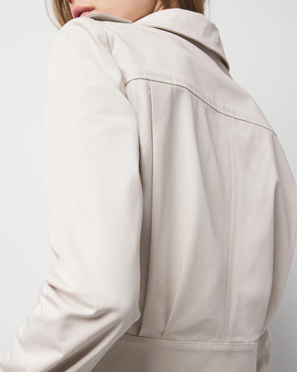Petite Cropped Utility Jacket click to view larger image.