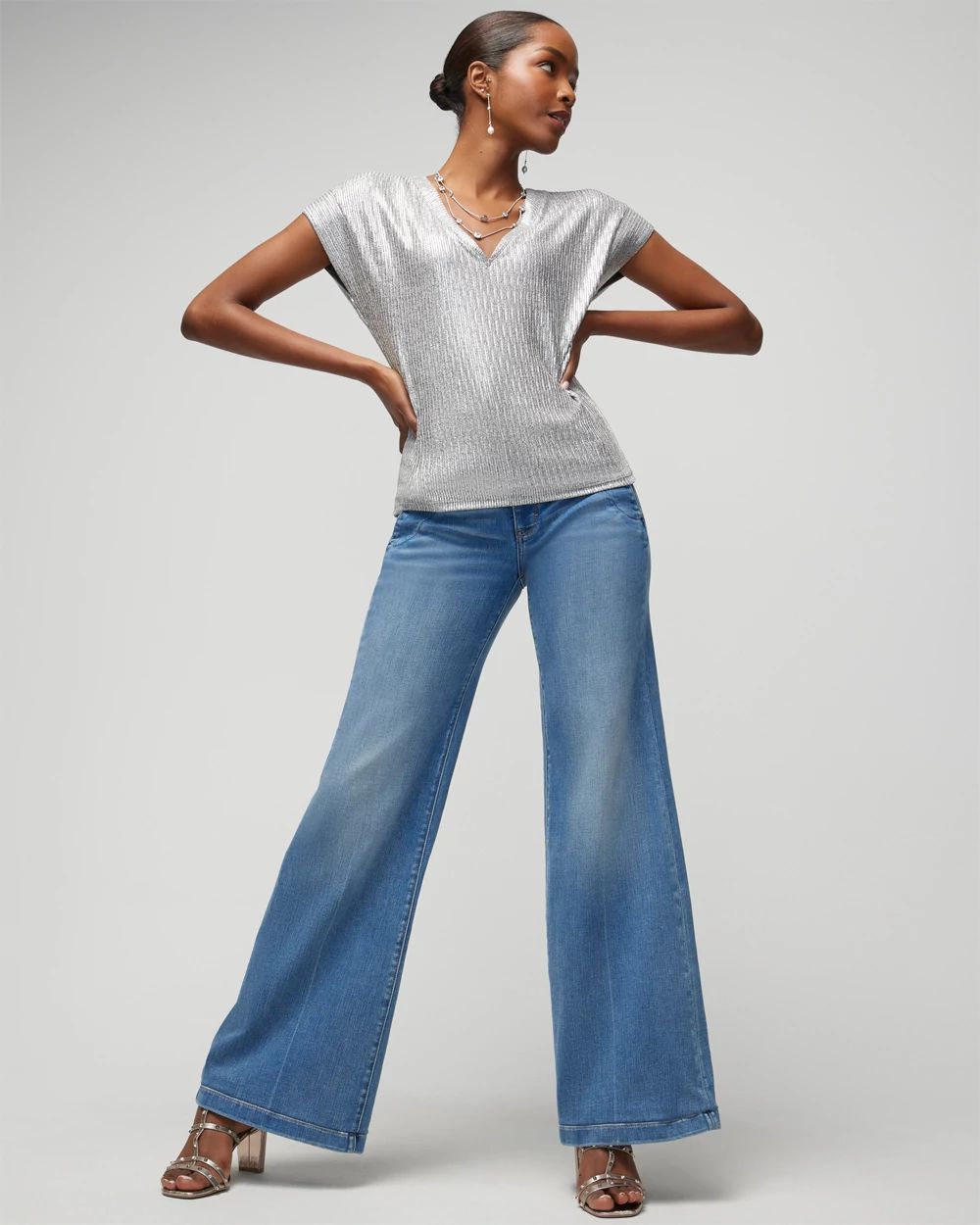 Short Sleeve Rib Power Tee