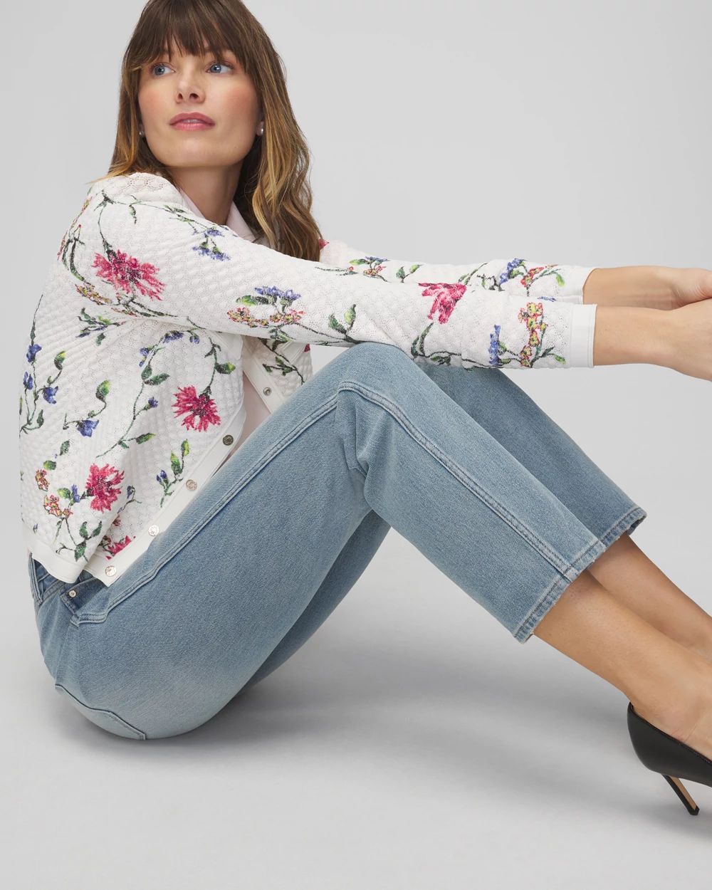 High-Rise Straight Jeans