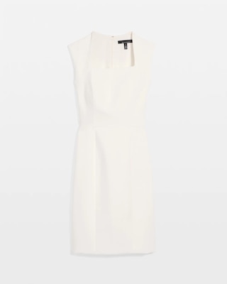Square Neck Sheath Dress click to view larger image.