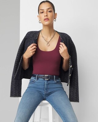 WHBM FORME™ All Ways Stretch Dual Neck Tank click to view larger image.
