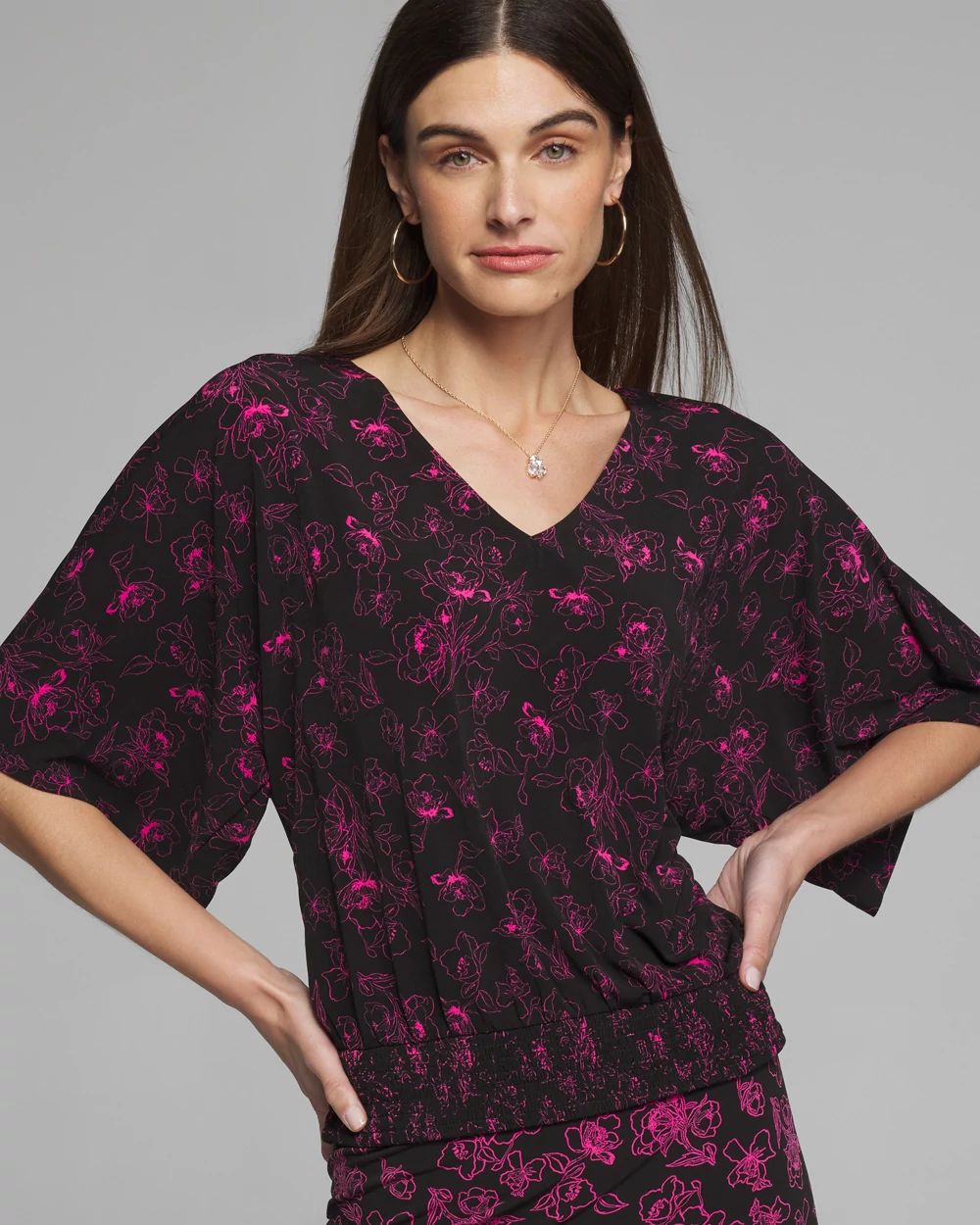 Outlet WHBM Dual Neck Kimono