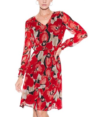 Outlet WHBM Smocked A-Line Dress
