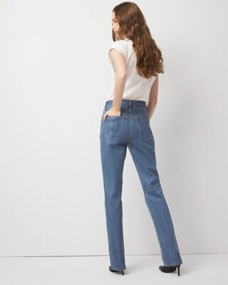 Clear Coated Extra High Rise Elongated Slim Jean click to view larger image.