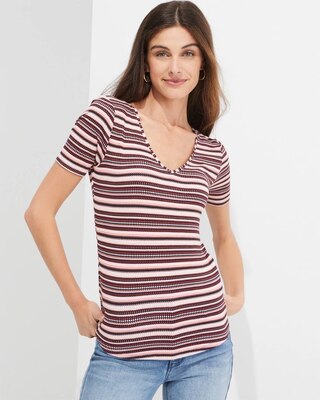 Outlet WHBM V-Neck Foundation Tee
