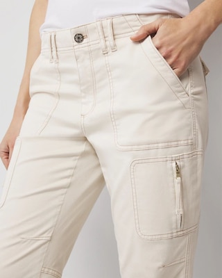 Mid-Rise Pret-A-Pedi Straight Cropped Pants click to view larger image.
