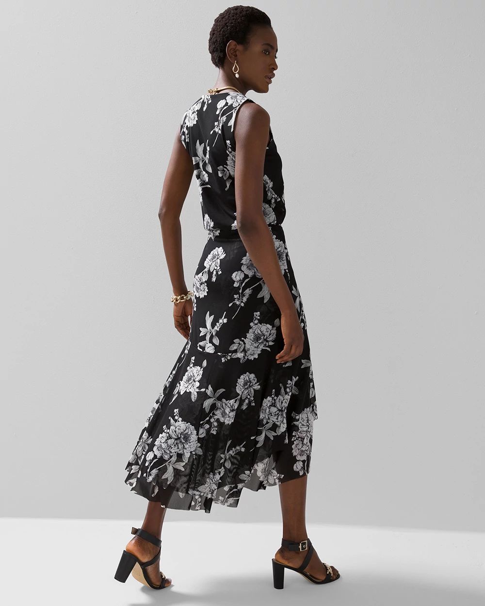 Mesh Wrap Skirt