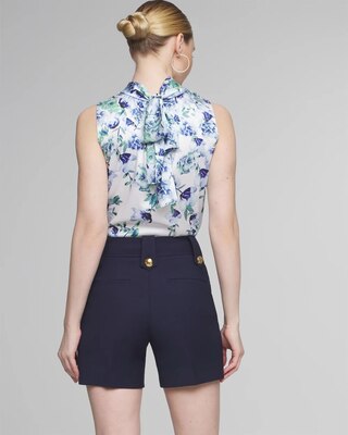 Curvy Mariner Button Shorts