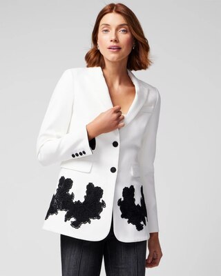 Fashion Blazer With Lace