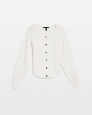 Corset Detail Button Front Cardigan click to view larger image.