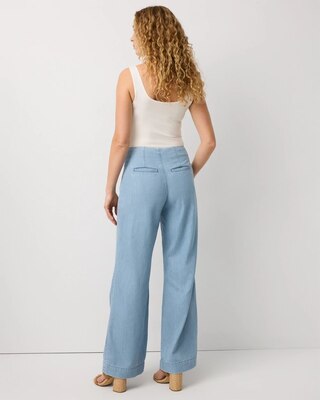 Wide Leg Featherweight Trouser Jean click to view larger image.