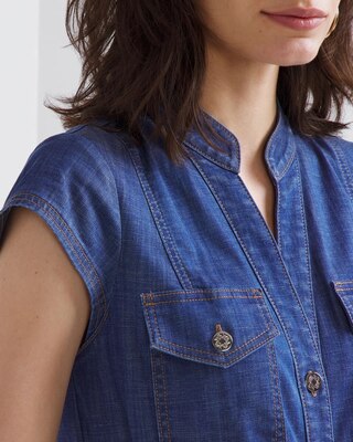 Button-Down Midi Dress