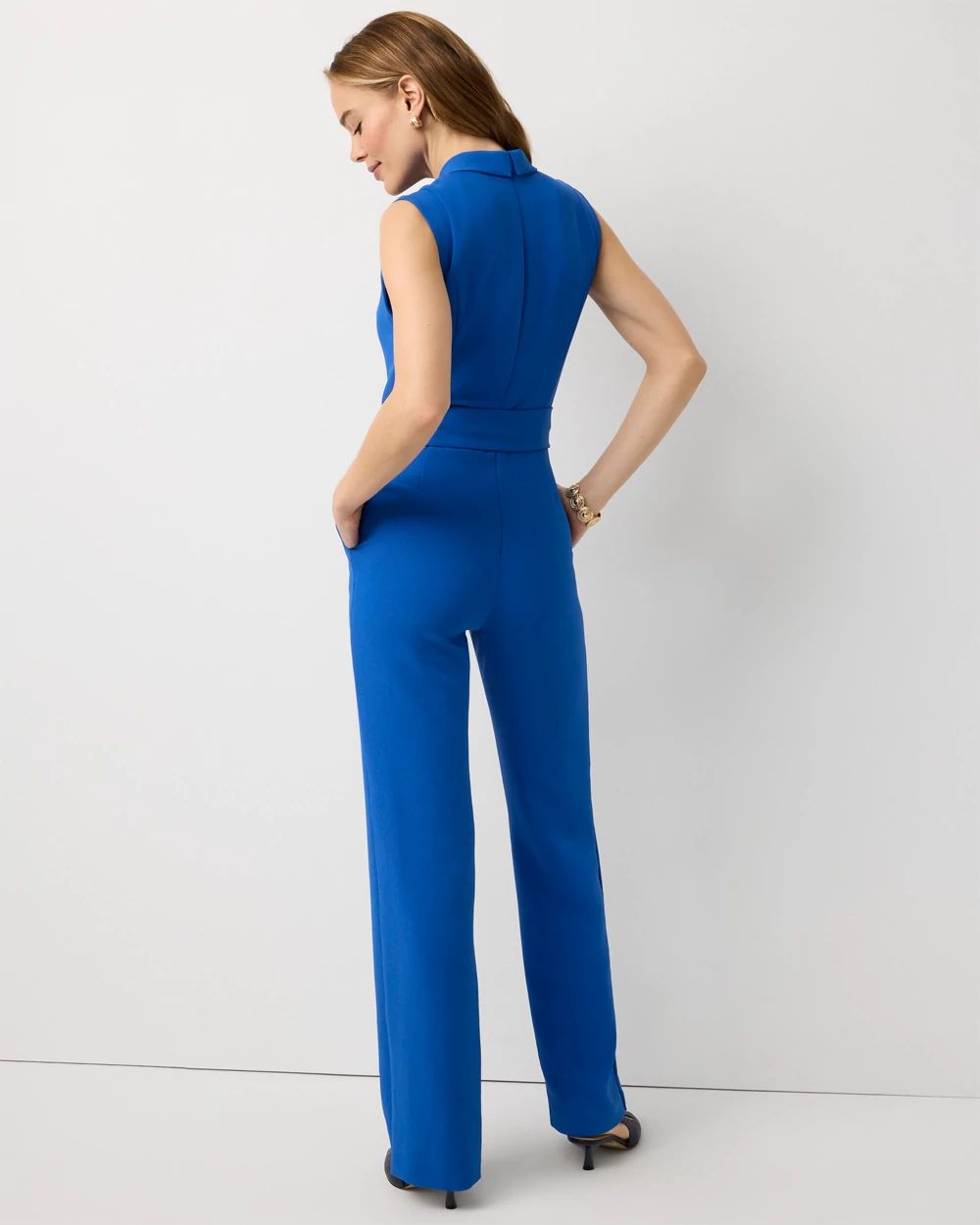 Petite Crepe Jumpsuit