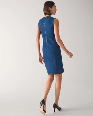 Sleeveless Denim Dress