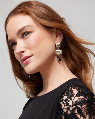 Square Drop Earring