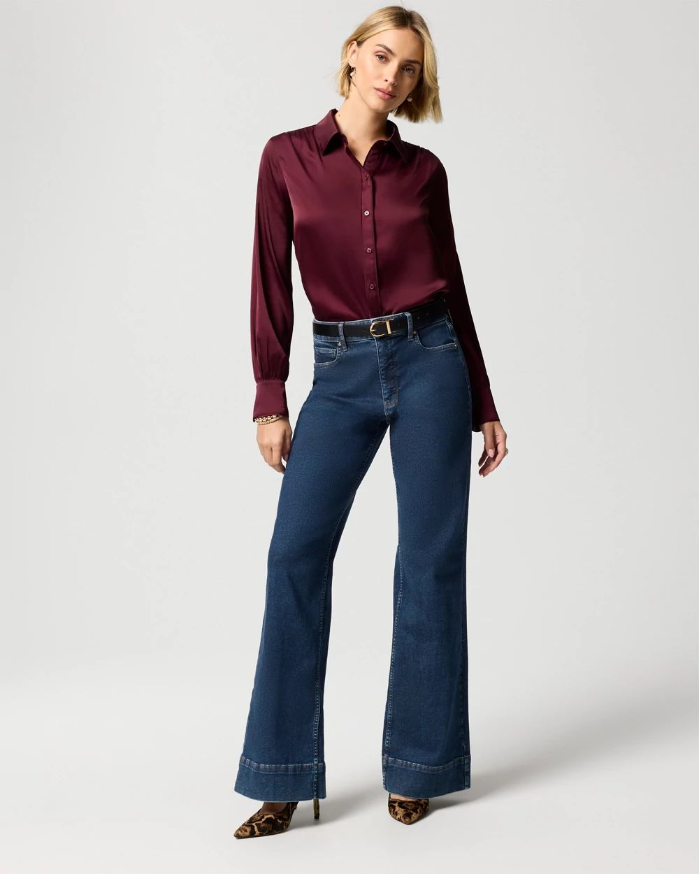 Petite Extra High-Rise Wide-Leg Trouser Jean