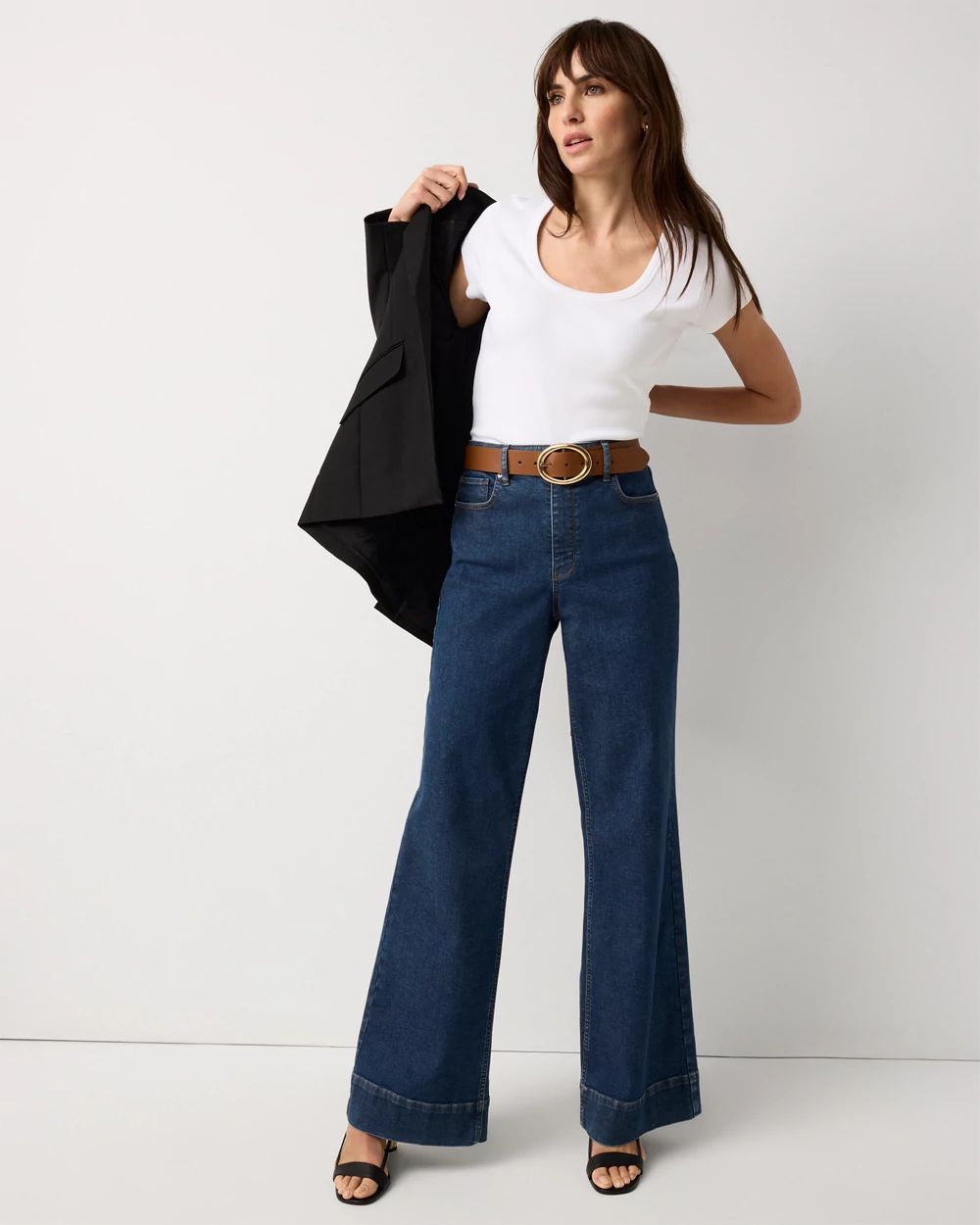 Petite Extra High-Rise Wide-Leg Trouser Jean