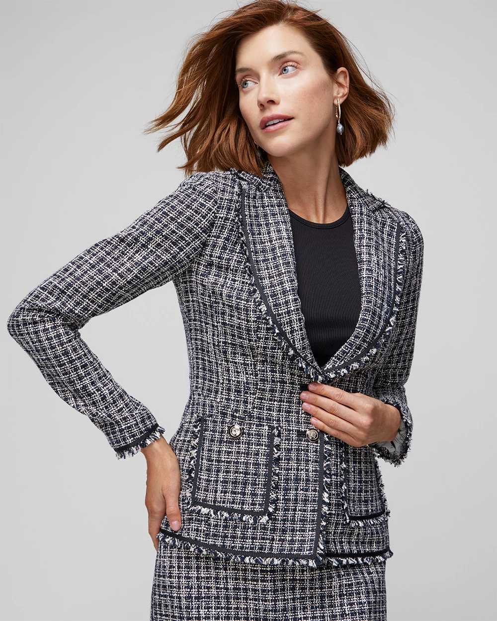 Whbm tweed jacket on sale