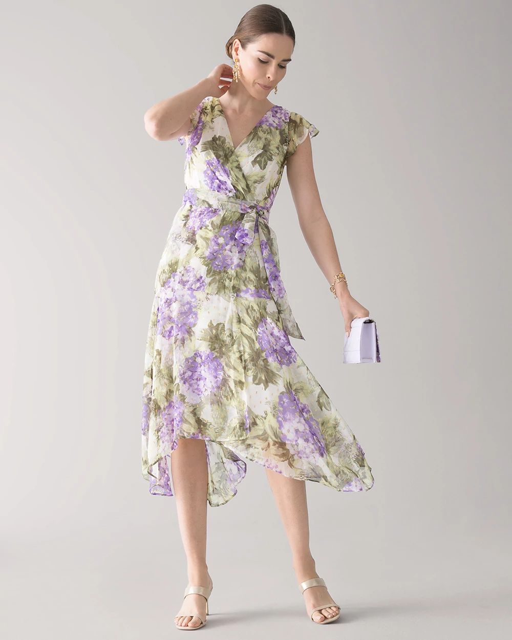 White house black market high low dress 2025